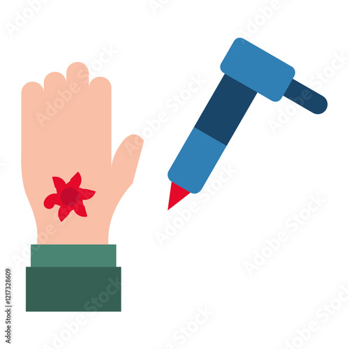 Tattoo Addiction Icon Style
