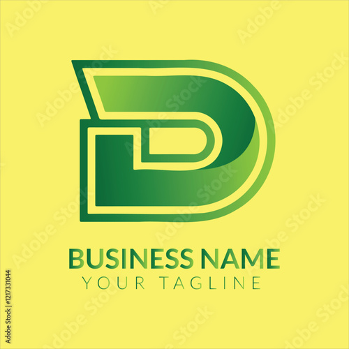 d letter logo
