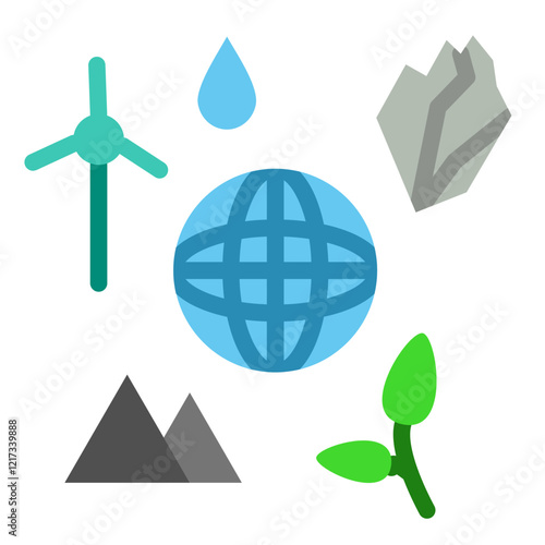 Natural Resources Icon Style
