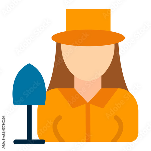 Archaeologist Female Icon Style