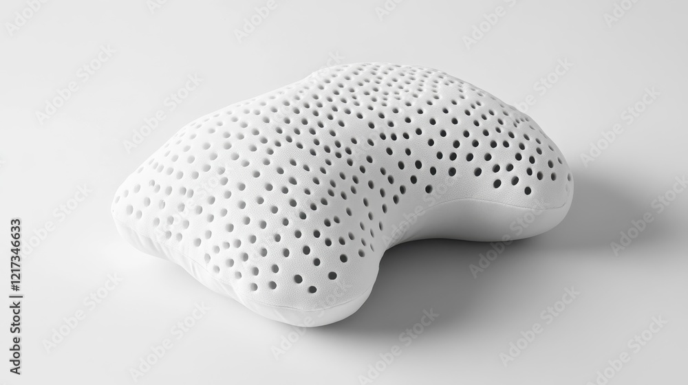 Modern White Pillow with Unique Design and Texture Modern White Pillow with Unique Design and Texture