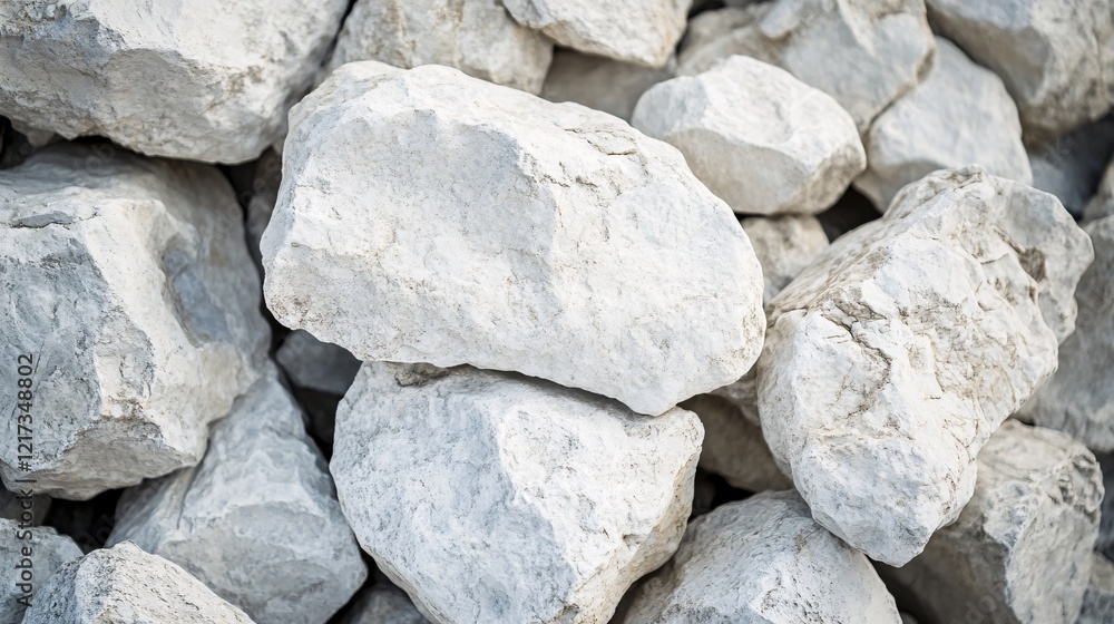 A close-up of various gray and white stones stacked together, showcasing their rugged texture and natural patterns. A close-up of various gray and white stones stacked together, showcasing their rugged texture and natural patterns.