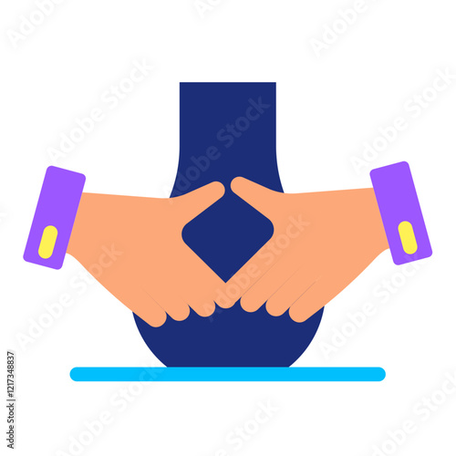 VR Sculpting Icon Style