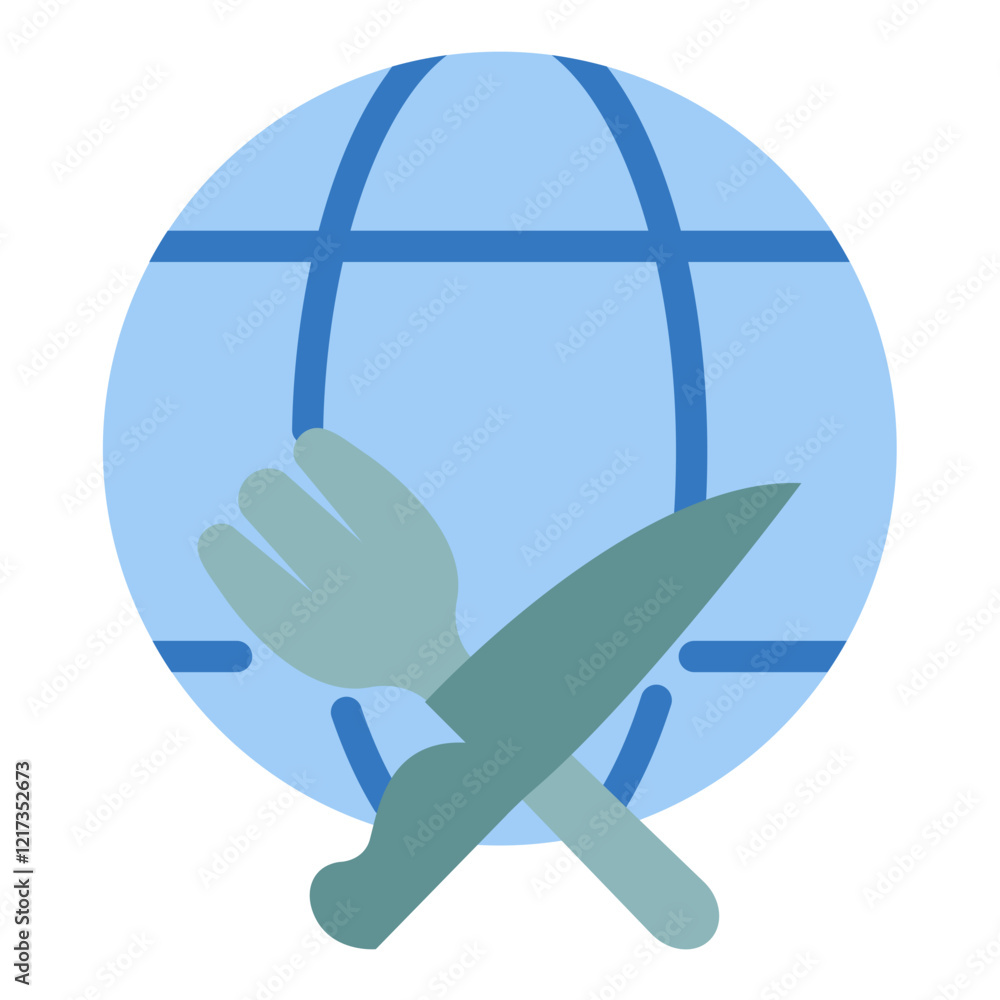 Food Fortress Icon Style