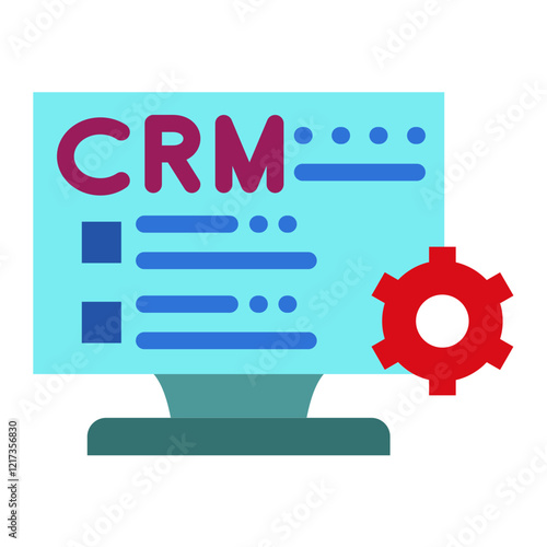 CRM Software Icon Style