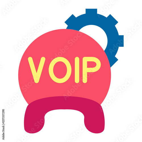 VoIP Service Icon Style