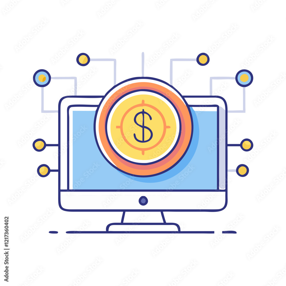 digital currency icon, digital currency vector illustration-simple illustration of digital currency, perfect for digital currency logos and icons digital currency icon, digital currency vector illustration-simple illustration of digital currency, perfect for digital currency logos and icons