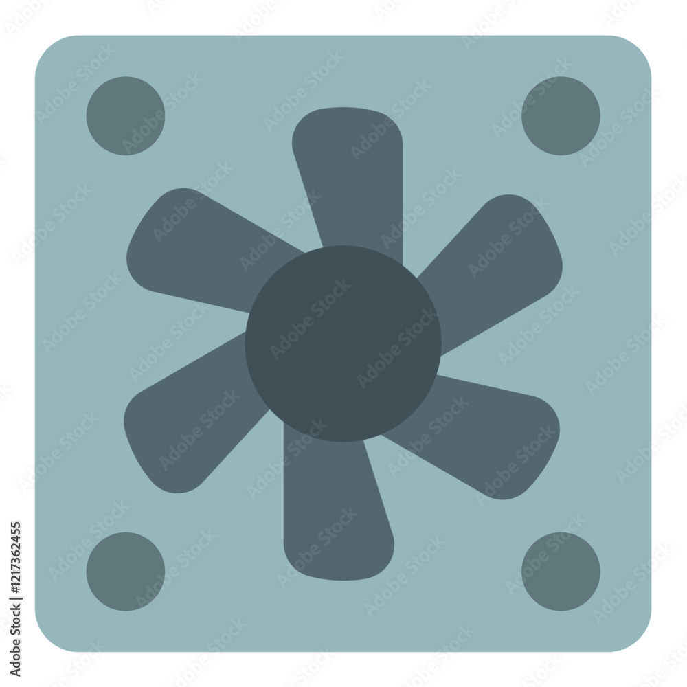 Case Fan Icon Style Case Fan Icon Style