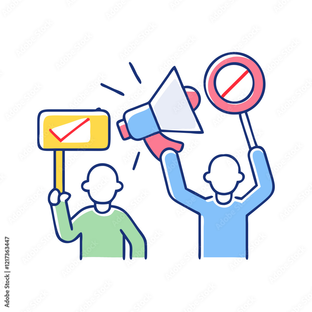 protests icon, protests vector illustration-simple illustration of protests, perfect for protests logos and icons protests icon, protests vector illustration-simple illustration of protests, perfect for protests logos and icons