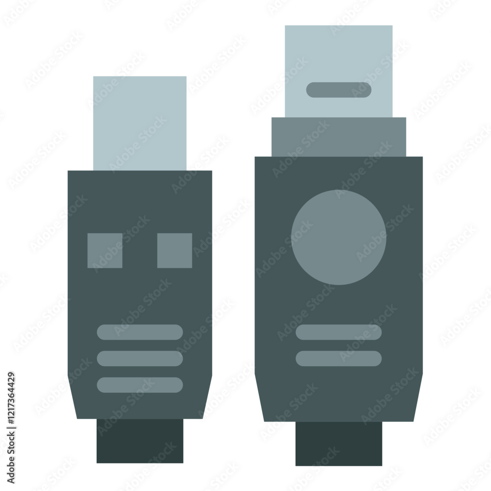 Firewire Port Icon Style