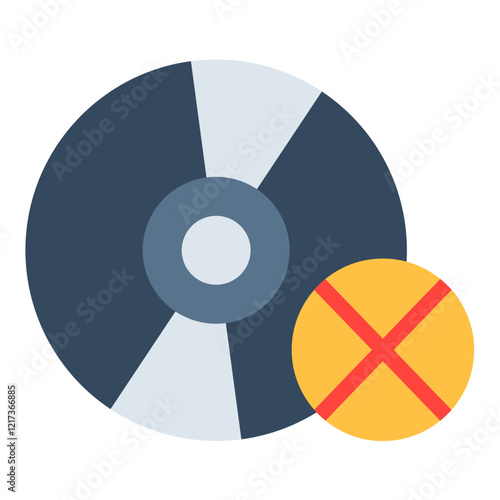 Disc Erase Icon Style