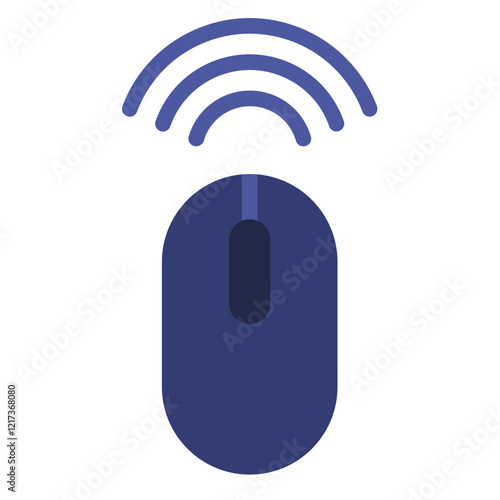 Wireless Mouse Icon Style