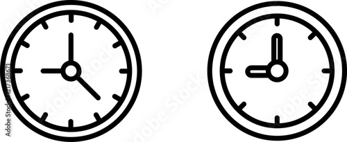 "Clock Icon for Time Management and Scheduling"
