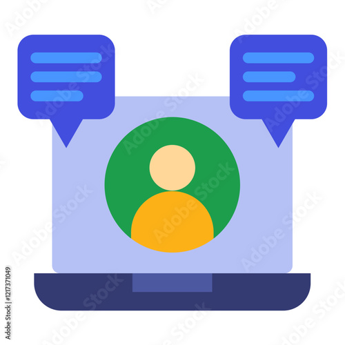 Cyberbullying Icon Style
