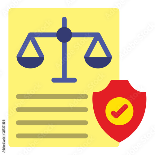 Security Regulation Icon Style