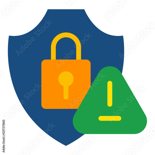 Security Risks Icon Style