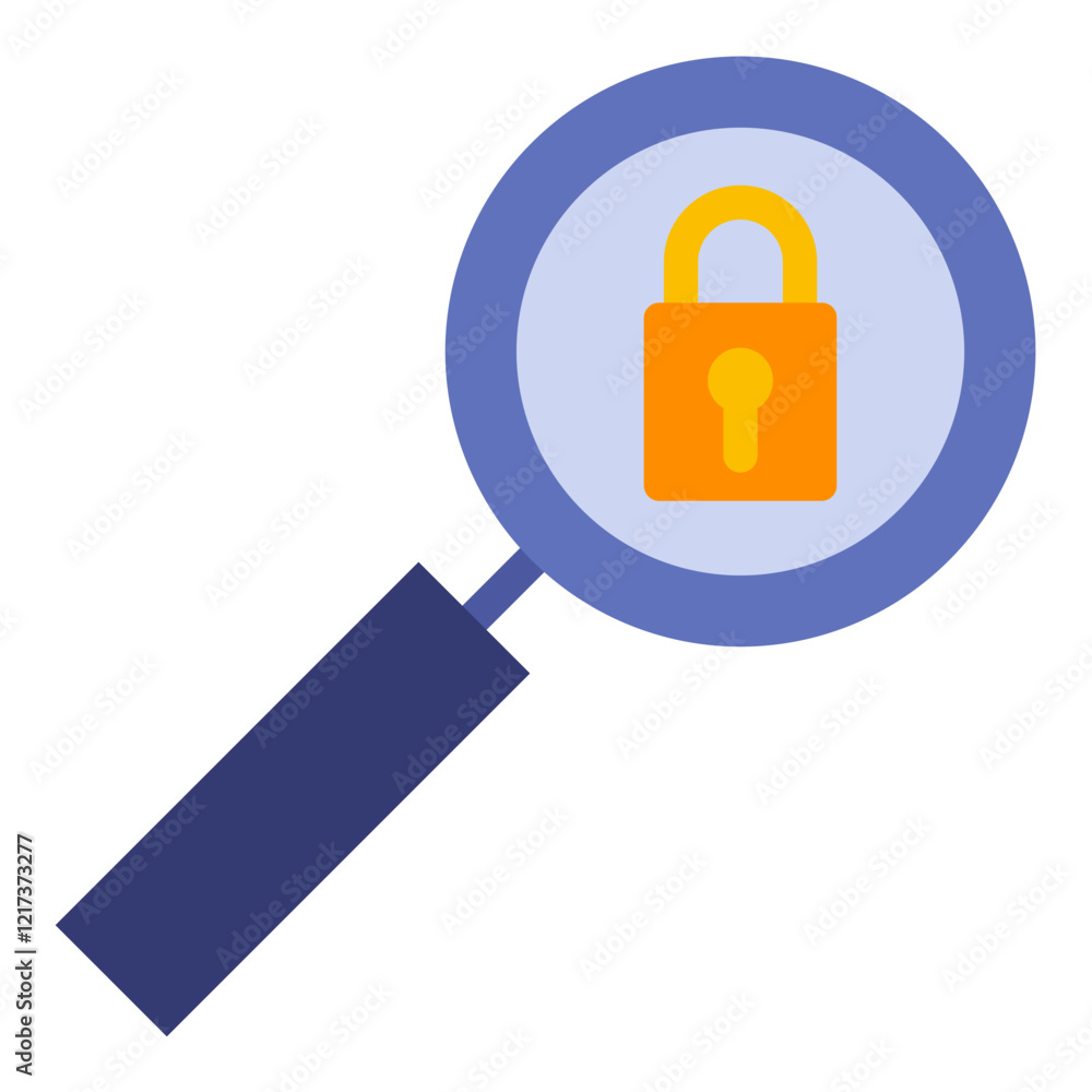 Cyber Investigation Icon Style Cyber Investigation Icon Style
