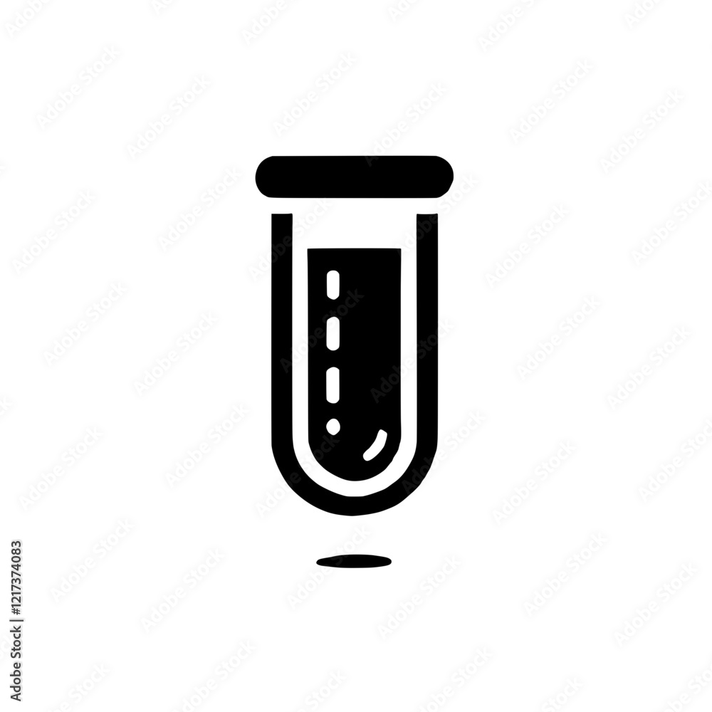 Test Tube Icon: A simple yet impactful icon depicting a test tube filled with liquid, perfect for science, laboratory, or medical related projects. Test Tube Icon: A simple yet impactful icon depicting a test tube filled with liquid, perfect for science, laboratory, or medical related projects.