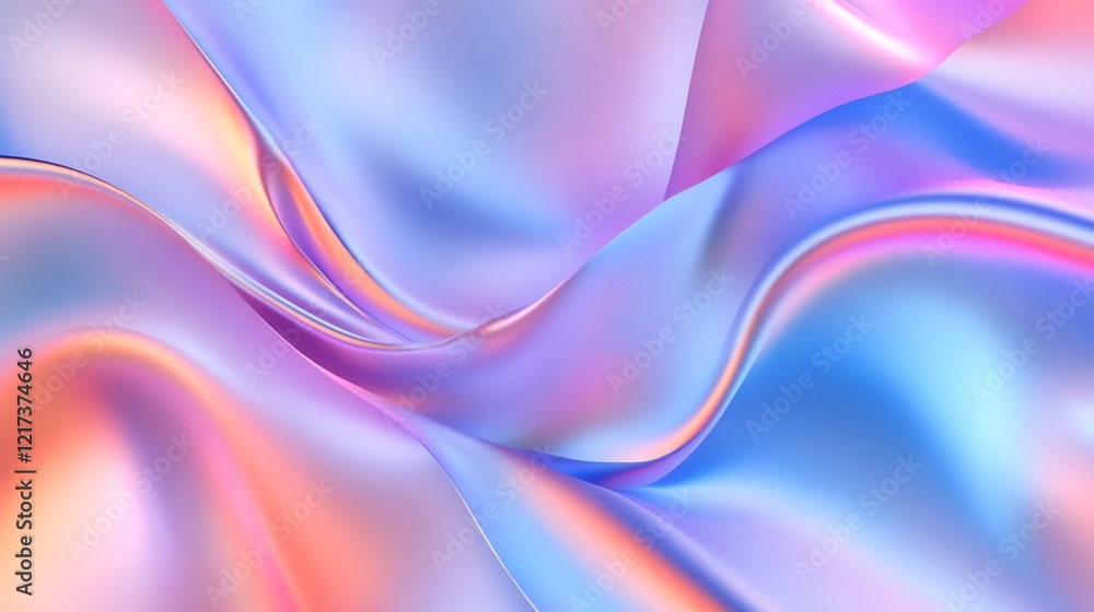 Abstract silky fabric texture with soft pastel colors flowing gracefully Abstract silky fabric texture with soft pastel colors flowing gracefully