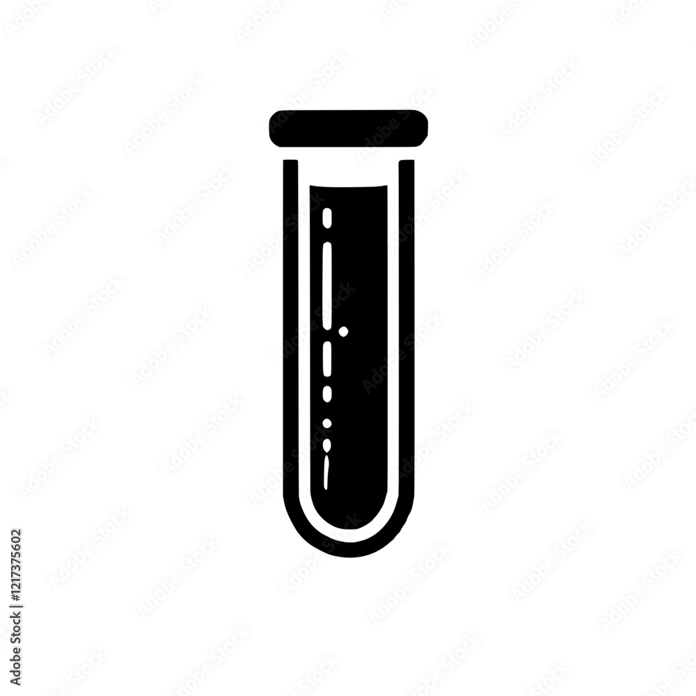 Test Tube Icon: A simple yet striking icon depicting a test tube filled with liquid, perfect for scientific, medical, or laboratory-related projects. Test Tube Icon: A simple yet striking icon depicting a test tube filled with liquid, perfect for scientific, medical, or laboratory-related projects.