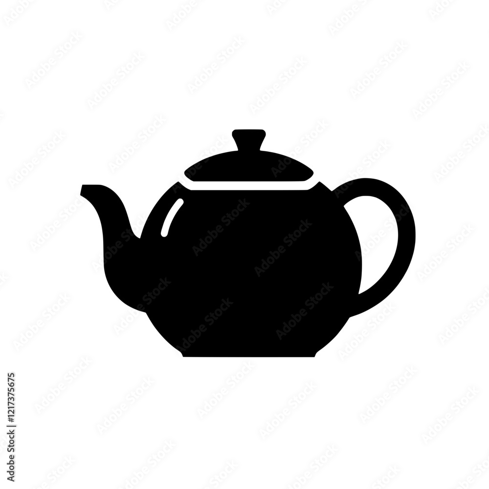 Teapot Silhouette Icon: Simple, minimalist silhouette icon of a traditional teapot, ideal for web design, branding, and app interfaces. Conveys warmth, comfort, and hospitality. Teapot Silhouette Icon: Simple, minimalist silhouette icon of a traditional teapot, ideal for web design, branding, and app interfaces. Conveys warmth, comfort, and hospitality.