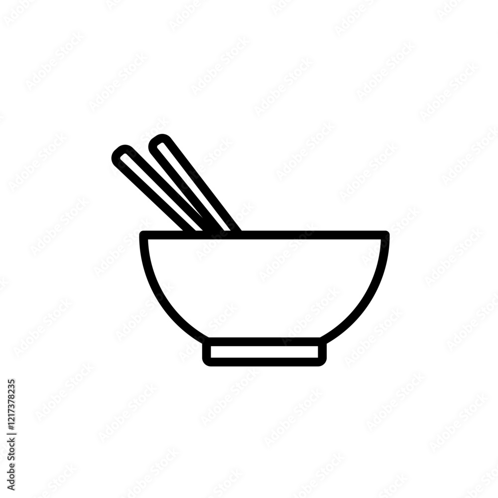 noodle bowl icon with chopsticks, simple flat style, pictogram logo symbol vector illustration, isolated on white for mobile app noodle bowl icon with chopsticks, simple flat style, pictogram logo symbol vector illustration, isolated on white for mobile app