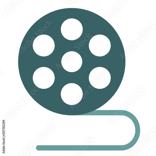 Film Reel Icon Style