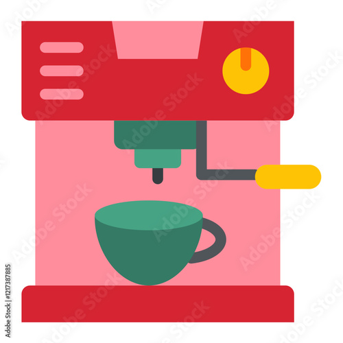 Coffee maker Icon Style