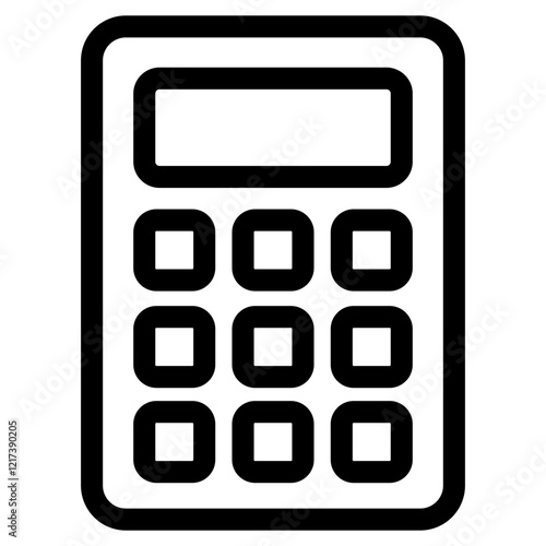 Calculator Outline Icon