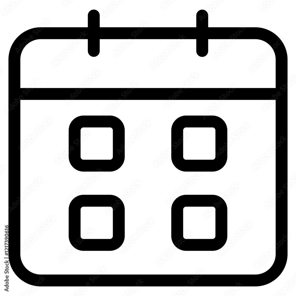 Calendar Outline Icon
