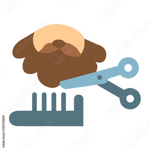 Beard groomer Icon Style