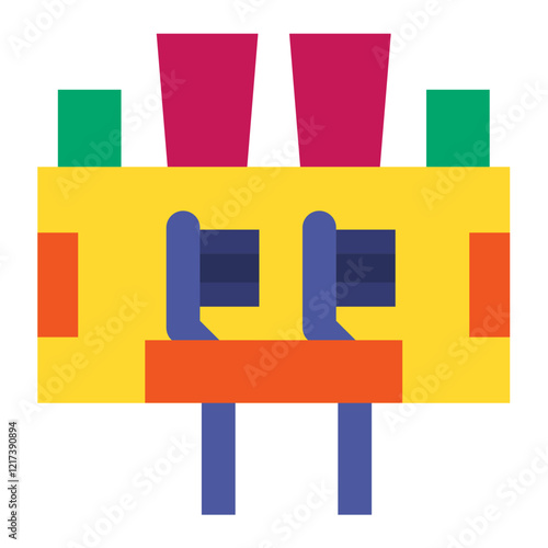 Toothbrush organizer Icon Style