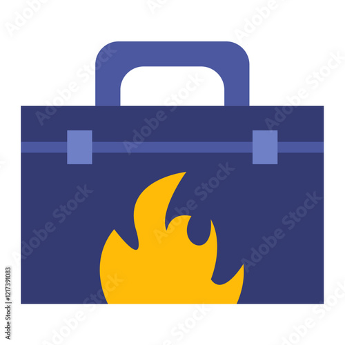 Fireplace tool set Icon Style