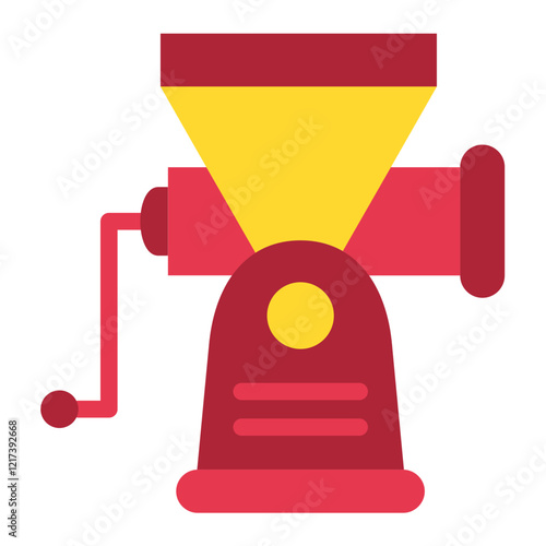 Meat Grinder Icon Style