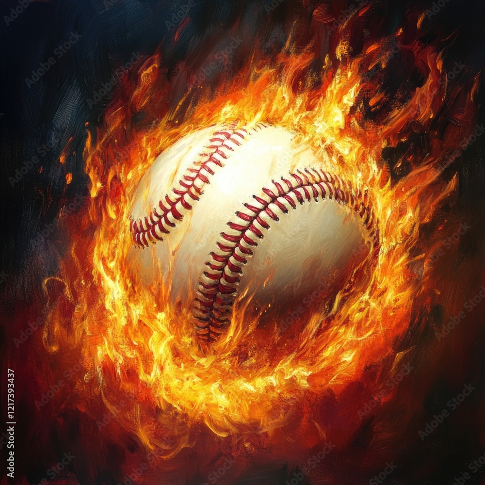 Burning Baseball