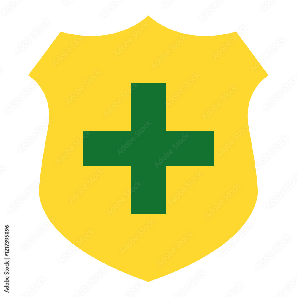 Fototapeta premium Vector Design Medical Shield Icon Style