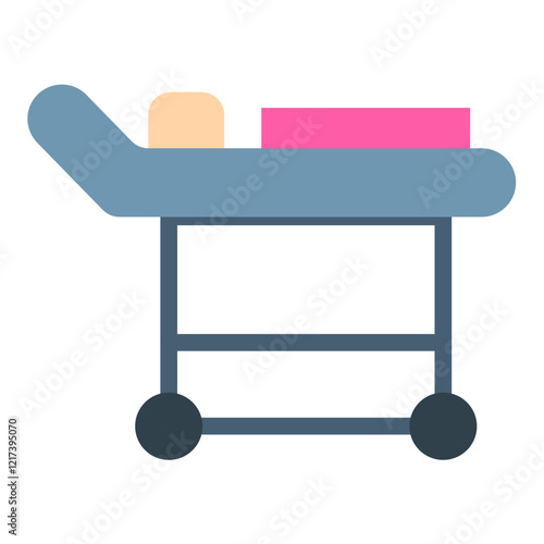 Vector Design Stretcher Icon Style