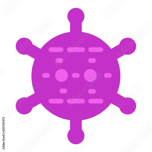 Vector Design Virus Icon Style