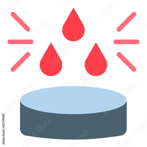 Vector Design Blood Sample Icon Style