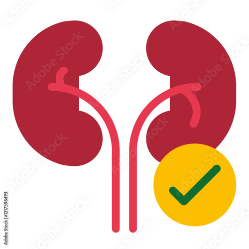 Vector Design Kidney Dialysis Icon Style