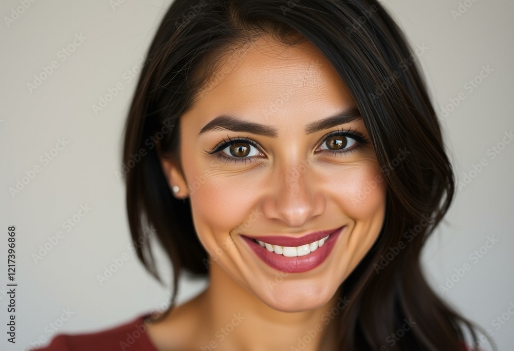 Warm and inviting portrait of a Latin American woman Warm and inviting portrait of a Latin American woman
