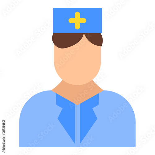 Vector Design Paramedic Icon Style