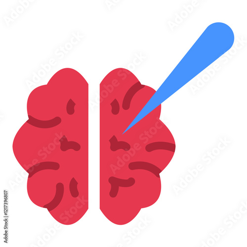 Vector Design Brain Surgery Icon Style