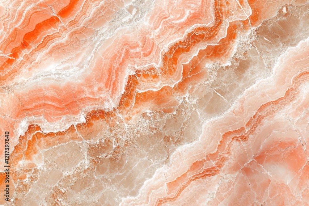 Warm coral marble with faint white veins, creating a lively and vibrant aesthetic with bright, cheerful tones and a soft, natural texture Warm coral marble with faint white veins, creating a lively and vibrant aesthetic with bright, cheerful tones and a soft, natural texture