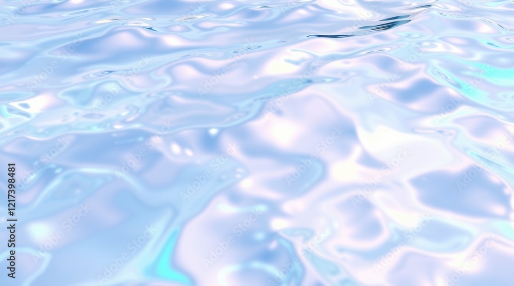 Obraz premium Flowing Blue Liquid