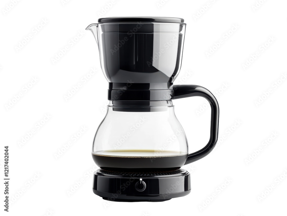 Isolated Black Pour Over Coffee Maker Isolated Black Pour Over Coffee Maker
