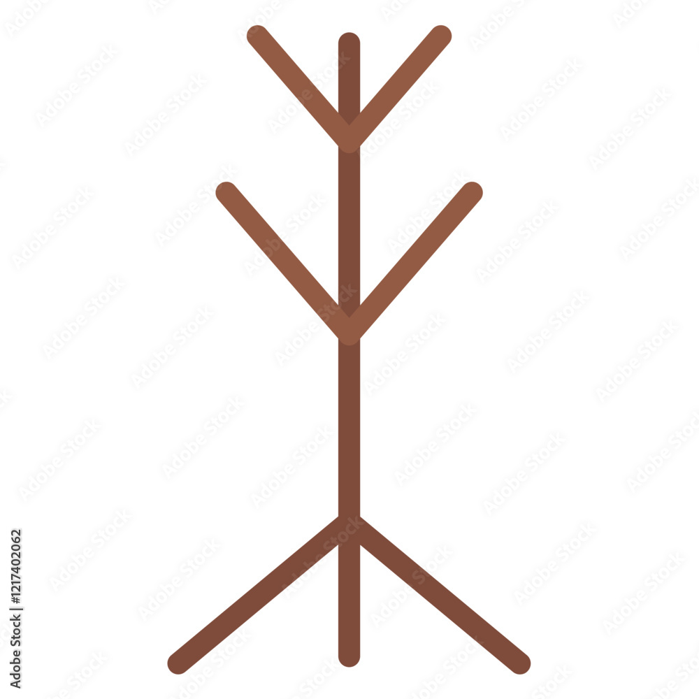 Vector Design Coat Rack Icon Style Vector Design Coat Rack Icon Style