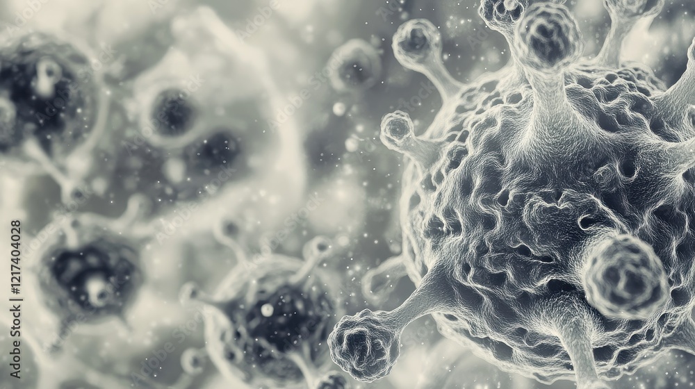 Abstract illustration of PM2.5 particles in polluted air, microscopic detail, swirling patterns, and muted gray tones, environmental pollution concept. Abstract illustration of PM2.5 particles in polluted air, microscopic detail, swirling patterns, and muted gray tones, environmental pollution concept.