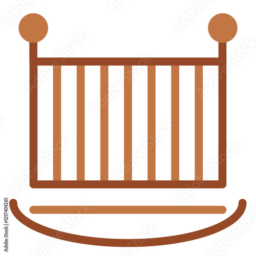 Vector Design Crib Bedding Icon Style