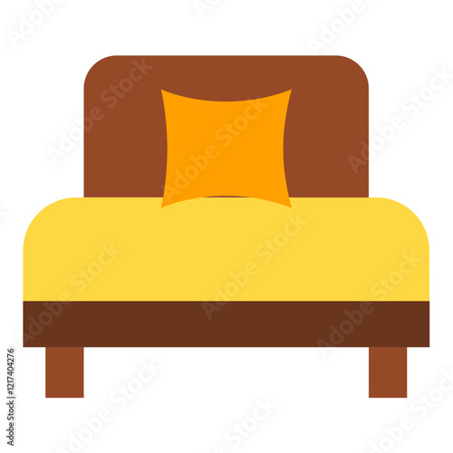 Vector Design Daybed Bedding Icon Style